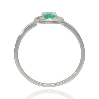 Fehér arany gyűrű 52-es méret (615188SWG)